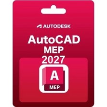 Autodesk Autocad Mep 2027 (Windows) - 1 Pc 3 Yıl Abonelik (Full Sürüm) - Hemen Teslim