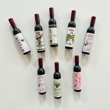 Vitrin Accessories Viski Şişeli Açacak Magnet Seti Mutfak, Buzdolabı, Ofis ve Hediye Için Dekoratif Ürün 5 Adet