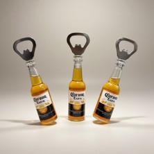 Vitrin Accessories Sarı Viski Şişeli Açacak Magnet Mutfak, Buzdolabı, Ofis ve Hediye Için Dekoratif Ürün 3 Adet
