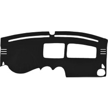 Cekar Store Torpido Koruma Halısı Siyah Kenar Renk Siyah Volkswagen Caddy 2004+ ile Uyumlu