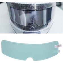 Cekar Store Buğu Önleyici Motosiklet Kaskı Vizörü Su Geçirmez Dayanıklı Çizik Koruma Lens Filmi