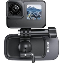 Cekar Store Manyetik Evrensel Backpack Clip – Telesin GP-JFM-002 Go, Djı Osmo Action, INSTA360 ile Uyumlu Aksiyon Kamera Çanta Klipsi
