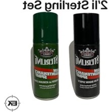 Cekar Store Sterling 3'lü Silah Bakım Sprey Seti + Harbi Tezlik Fırça Takımı Pas Önleyici & Derinlemesine Tezlik