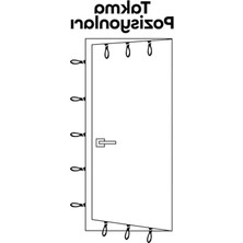 Cekar Store Direnç Bandı Kapı Aparatı Evde Pulldown Curl Row Cable Press Makinesi Yerini Tutan Aparat 1 Adet