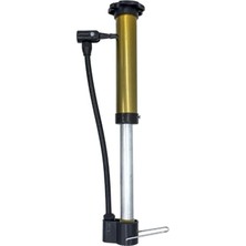 Cekar Store Izi Alünyum Gövdeli Bisiklet Hava Pompası – Kompakt, Paslanmaz ve Dayanıklı (20 Cm, Altın)
