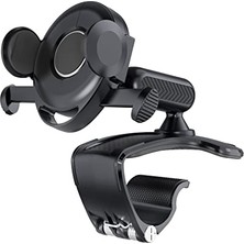 Cekar Store 202-Z Araç Içi Telefon Tutucu Torpido Üzeri Siyah