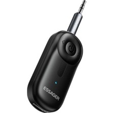 Cekar Store Bluetooth 5.3 3.5mm Jack Aux Araç Ses Aktarım Kiti Fm Transmitter Kulaklık Araç Müzik Akratım Kiti