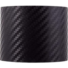 Cekar Store Siyah Karbon Kaplama Şerit Çıta Kaplama Folyosu (9 cm x 5 Metre)