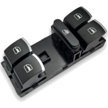 Cekar Store Sol Ön Cam Açma Düğmesi Dörtlü Krom 5K4959857A Vw Tiguan ile Uyumlu 2012-2015