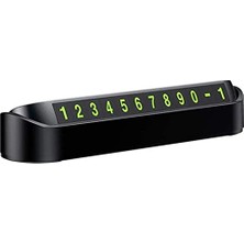 Cekar Store Araç Torpido Üstü Aç Kapa Numaratör Parktel Telefon Yazısı