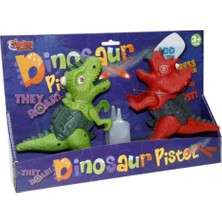 Vardem Dinozor Pistolu 2'li Set - Püskürtme Özellikli Işıklı Sesli Oyuncak
