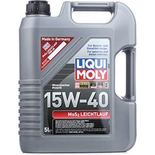 Cekar Store Liqui Moly Mos2 Leichtlauf 15W-40 5 L Otomotiv Bakım Ürünü