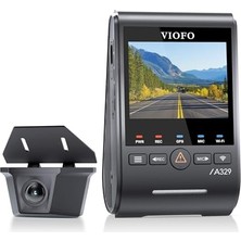 Cekar Store Viofo A329SW 2 Kameralı Ön+Arka Su Geçirmez 4K 60FPS+2K Sony Starvıs 2 Sensör Gps'li Araç Kamerası