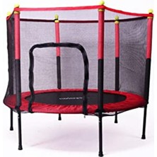 Cekar Store Fileli  Boy Trambolin 140 cm Çap Kırmızı