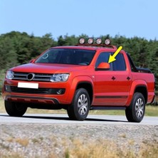 Cekar Store Sol Yan Dış Dikiz Aynası Üst Kapağı 2H0857527C Vw Amarok ile Uyumlu 2010-2016