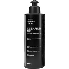 Cekar Store Nasiol Clearub 105 Kalın Çizik Giderici Pasta 250G Polisaj Pastası, Çizik Giderme, Pasta Cila, Boya Parlatma