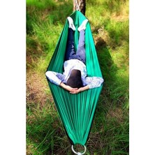 Cekar Store Bundera Kamp Hamağı Piknik Hamağı Bahçe Balkon Outdoor Kamp Salıncak Hamak (Yeşil)