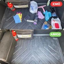 Cekar Store Romofy Oto Bagaj Organizer [kalın Keçe] - Kapaklı Toparlayıcı Bagaj Çantası - Araba Aksesuar Toparlayıcı, Araç Organizer - Altında ve Yanında Bagaja Yapışan Malzeme