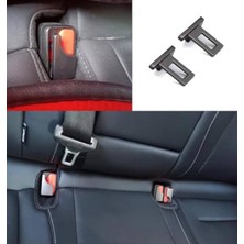 Cekar Store 5 Adet Gizli Araba Emniyet Kemeri Klipsi, Otomotiv Emniyet Kemeri Tokası Alarm Stoperi, Sürüş Gürültüsünü Iptal Etmek Için Araç Emniyet Kemeri Susturucuları,5'li Paket (Plastik)