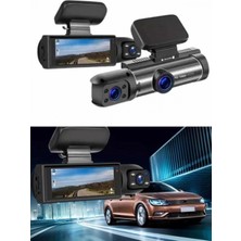 Pileli Store Araç Içi Full Hd Kamera Ön ve Arka Kameralı Ekranlı Araç Kamerası