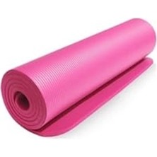 Cekar Store Çift Taraflı Pilates Fitness Nder Mat Kardiyo Nderi Matı 16 mm Cks-21 Pembe-Siyah
