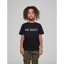 Asmedo Çocuk Unisex Baskılı T-Shirt - Siyah