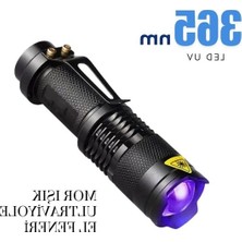 Cekar Store UV-102 Ultraviyole Mor Işık Fener, 365 Nm Uv El Feneri, Tırnak Oje Kurutucu, Değerli Taş Tespiti          [ A+]