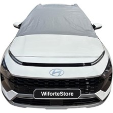 Cekar Store Wiforte Store Su Geçirmez Araç Kar Örtüsü – Ön ve Yan Cam Koruyucu Yarım Branda, Buzlanma Önleyici Oto Branda