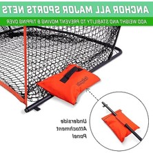 Cekar Store Spor Ekipmanları Sabitleme Kum Torbası 4'lü Set Turuncu