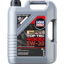 Cekar Store Liqui Moly Top Tec 4300 5W-30 5 L Otomotiv Bakım Ürünü