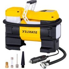 Cekar Store Stanley SXIF0001 12V Dijital Lastik Şişirme Pompası, 150 Psı, LED Lambalı, 23L/DK Hava Basma, 0.85KG