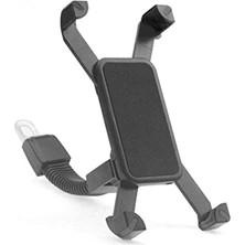 Cekar Store Juo Bisiklet Motosiklet Ayarlanabilir Ayna Bağlantılı Telefon Tutucu