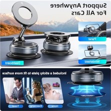 Cekar Store Fonken Araba Için 360° Ayarlanabilir Vakumlu Manyetik Telefon Tutucu, Katlanabilir, Mag-Safe Uyumlu, iPhone 12-16, Samsung, Pixel, Oneplus, Motorola, Nokia, Lg, Sony, Htc Vb.