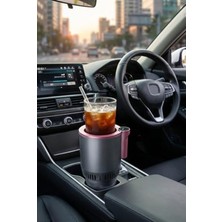 Cekar Store Orret Home Araç Içi Bardaklık Isıtıcı ve Soğutucu LED Ekranlı 12V Çakmaklık Girişli Içecek Isıtma ve Soğutma Özellikli Oto Bardak Tutucu Asorti Renk (1 Adet)