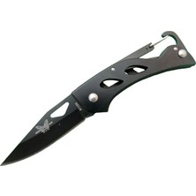 Aydogan's Benchmade A1103B Siyah Kamp Çakı 15 cm - Kancalı Metal Saplı
