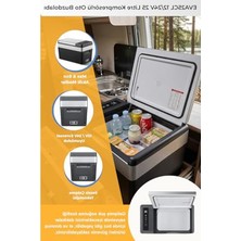 Cekar Store Evacool EVA25CL 12/24V 25 Litre Kompresörlü Oto Buzdolabı