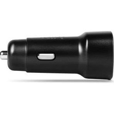 Cekar Store Akıllışarjcihazı 2.4A Araç Şarj Aleti + Lightning ile Uyumlu Kablo Siyah 2CKS30LS