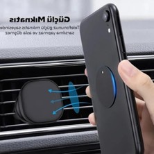 Cekar Store Polham 0.4mm 2 Adet Set Ultra Ince Yapışkanlı Metal Mıknatıs, 3m Hafif Tüm Telefonlara Uyumlu Mıknatıs