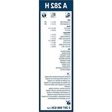 Cekar Store Bosch Arka Cam Sileceği - [280 Mm] Vw (Volkswagen) Polo (2009-2017) [6r1,6c1] #A282H
