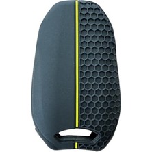 Cekar Store Autohan Keys Peugeot 2o8 3o8 5o8 2oo8 3oo8 5OO8UYUMLU Rifter Citroen Petek Desenli Anahtar Kılıfı Siyah Sarı