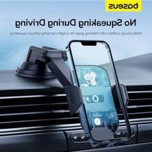 Cekar Store Baseus Ultracontrol Go Araç Içi Telefon Tutucu, Havalandırma Izgarasına Takılabilir, 360° Döner Başlık, Tek Elle Kullanım, Evrensel Uyumlu, Siyah