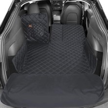 Cekar Store Haegs Araç Bagaj Örtüsü, Evcil Hayvan Köpek Bagaj Koruma Kılıfı - Suv, Sedan, Pickup Panelvan Bagaj Havuzu, Araba Için Su Geçirmez Bagaj Koruyucu Kılıf Örtü Mat- Medium - Siyah