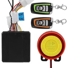 Cekar Store Alarm Sistemi Motosiklet Evrensel 12 V Motosiklet Hırsızlık Alarm Sistemi, 2 Uzaktan Kumandalı Motosiklet Kablosuz Alarm Sistemi Motor Çalıştırma Uzaktan Kumandalı Anahtarlık