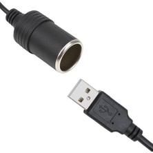 Cekar Store Parcbeny 5726 USB 2.0 5 Volt - 2 Amper To 12 Volt - 0.8 Amper Araç Çakmak Fişi Dişi Çevirici