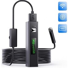 Cekar Store 1200P Full Hd Wifi Kablosuz Endoskop Kamera - Su Geçirmez Yılan Kamera - Android, Ios ve Pc Uyumlu Wifi 10 Metre