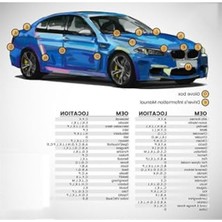 Cekar Store Bmw X1 Serisi Siyah ile Uyumlu Jet Black 668 Rötuş Boyası+Rötüş Çeliği