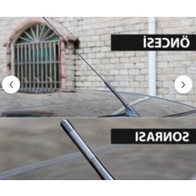 Cekar Store Universal Alüminyum Karbon Fiber Otomobil Anten Çubuğu, Gri, Tam Fonksiyonlu, Güçlü Çekim (Siyah)