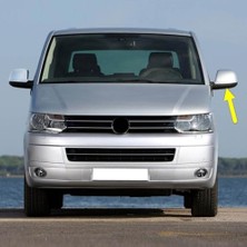 Cekar Store Sol Dış Dikiz Ayna Alt Kapağı Siyah 7E1857603B Vw Caravelle ile Uyumlu 2010-2015