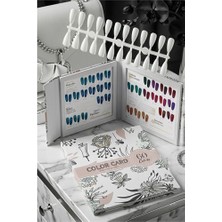 Toyigoo 60’lı Profesyonel Nail Art Sunum Kartelası – Lüks Çiçek Desenli Takma Tırnak Teşhir Kitab