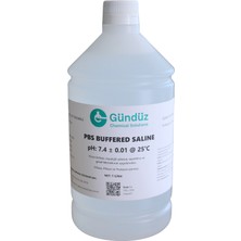 Gündüz Kimya Pbs Buffer Solüsyonu Ph: 7.4 | Phosphate Buffered Saline | 1 Litre